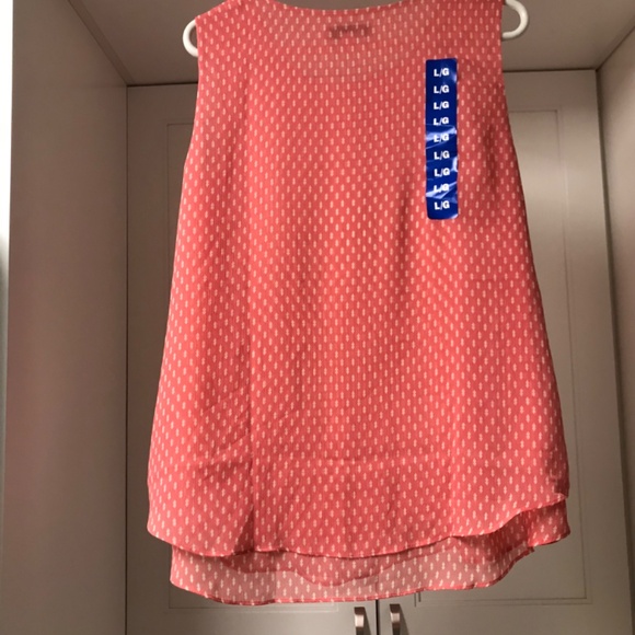 Christina B Women’s NWOT Sleeveless Floaty Camisole Tank Top L - Picture 2 of 5